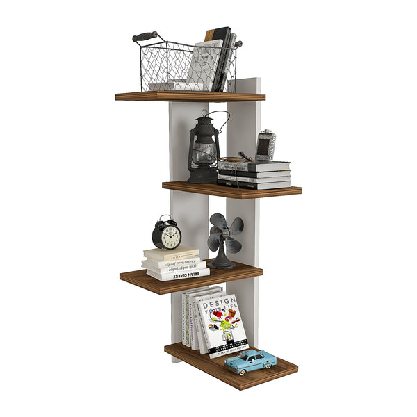 Étagère murale Hasvik 39,5x39,5x90 cm [en.casa]