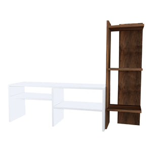 Table TV Jevnaker avec étagère [en.casa]