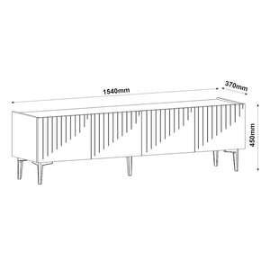 Table TV Oppdal 154x37x45cm [en.casa]