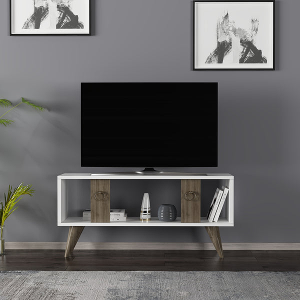 Table TV Norsjö 45x95x30 cm en différentes couleurs [en.casa]