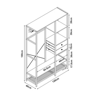 Porte-manteau Larem [en.casa]