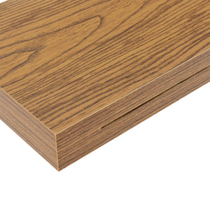 [en.casa] Étagère murale avec porte-clé Accroche clé Étagère à clé 80 x 23,5 x 5 cm MDF avec folie de PVC