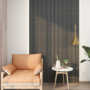 Panneau mural 3D Brunssum Set 195x12,2 cm Gris marbre [NEU.HOLZ]