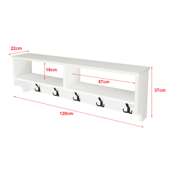 Porte-manteau mural Åstorp en différentes couleurs [en.casa]