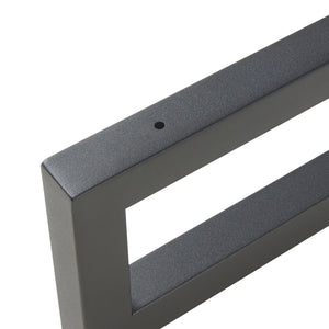 Lot de 2 équerres d'étagère Hawangen acier noir [en.casa]