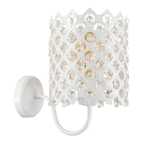 Applique murale Kingsbury 25 x 25 x 20 cm E27 blanc [lux.pro]