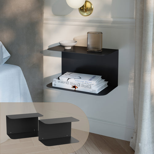 Table de chevet murale Notodden [en.casa]