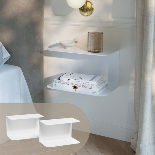 Table de chevet murale Notodden [en.casa]