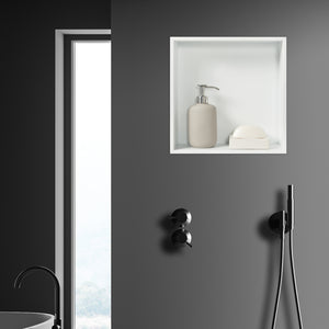 Étagère encastrée Kristinehamn acier inoxydable [neu.haus]