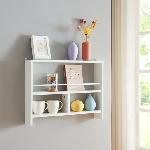 Étagère murale Piteå 60x10,5x45cm blanc [en.casa] - premiumXL