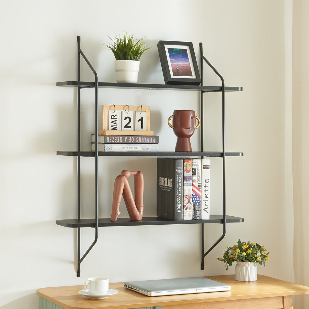 Étagère murale Østfold 100 x 80 x 21 cm [en.casa]