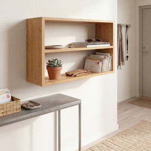 Étagère murale Gol bambou 50 x 15 x 30 cm naturel [en.casa]