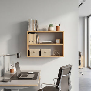 Étagère murale Gol bambou 50 x 15 x 30 cm naturel [en.casa]