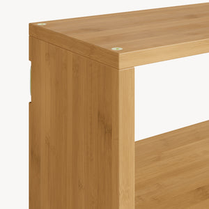 Étagère murale Gol bambou 50 x 15 x 30 cm naturel [en.casa]