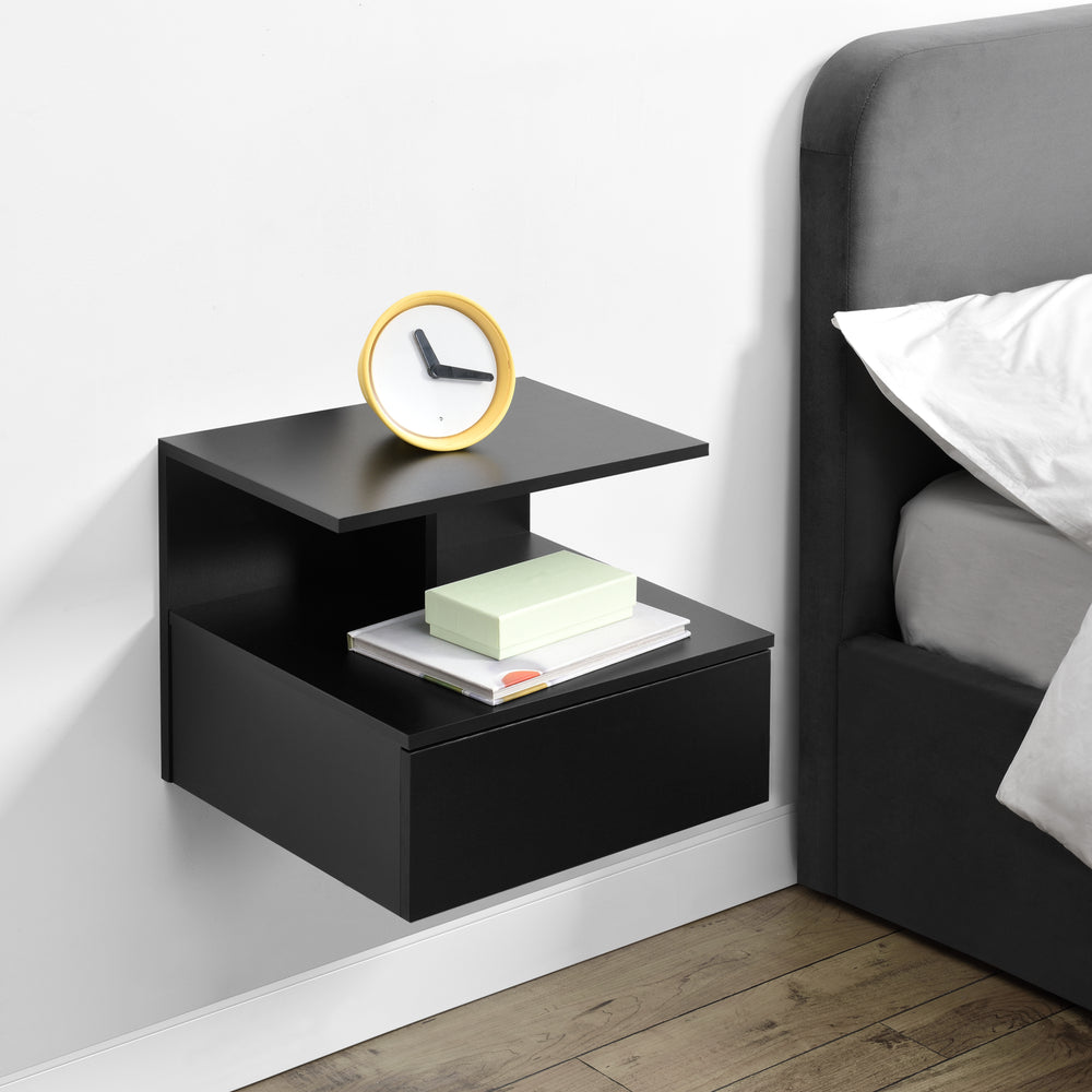 Nachttisch hängend Amberg mit Schublade [en.casa] - premiumXL