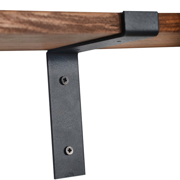 Lot de 2 étagères murales Løgstør 75 x 14 x 14 cm pin [en.casa]