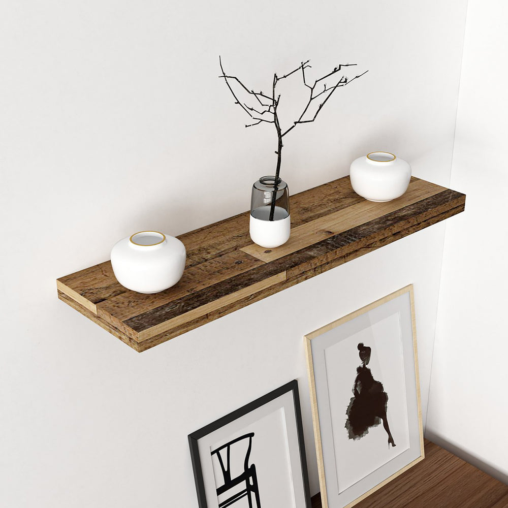 Étagère murale Bredebro jusqu'à env. 15 kg en différentes tailles et couleurs [en.casa] - premiumXL