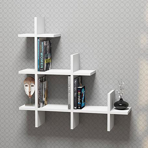 Étagère murale Christiansfeld 80 x 80 x 20 cm [en.casa]