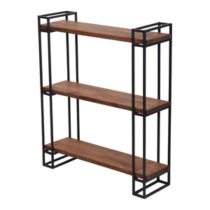 Étagère murale Falster à 3 niveaux 77 x 60 x 20 cm pin lasuré [en.casa]