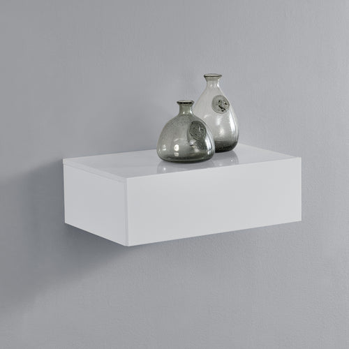 Étagère murale Oslo avec tiroir 46x30x15cm diff. couleurs [en.casa] - premiumXL
