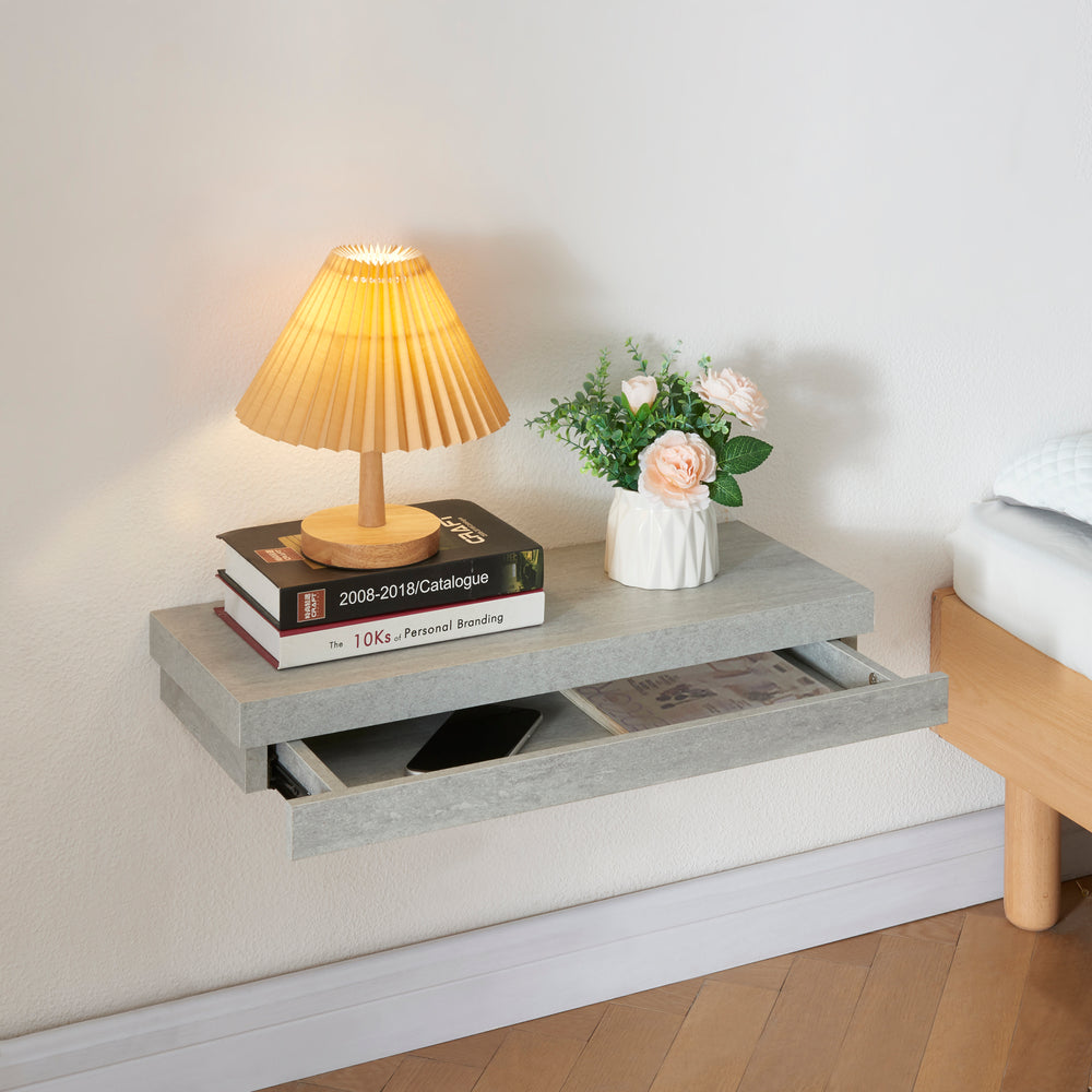 Étagère murale Karkkila avec tiroir [en.casa] - premiumXL