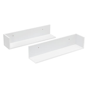 Lot de 2 Étagères Murales Elverum 75 x 17 x 17 cm Plusieurs couleurs [en.casa]