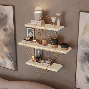 Étagère murale Heinävesi 65 x 60 x 15 cm [en.casa]