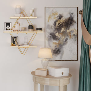 Étagère murale Heinävesi 65 x 60 x 15 cm [en.casa]