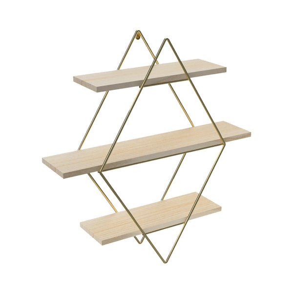 Étagère murale Heinävesi 65 x 60 x 15 cm [en.casa]