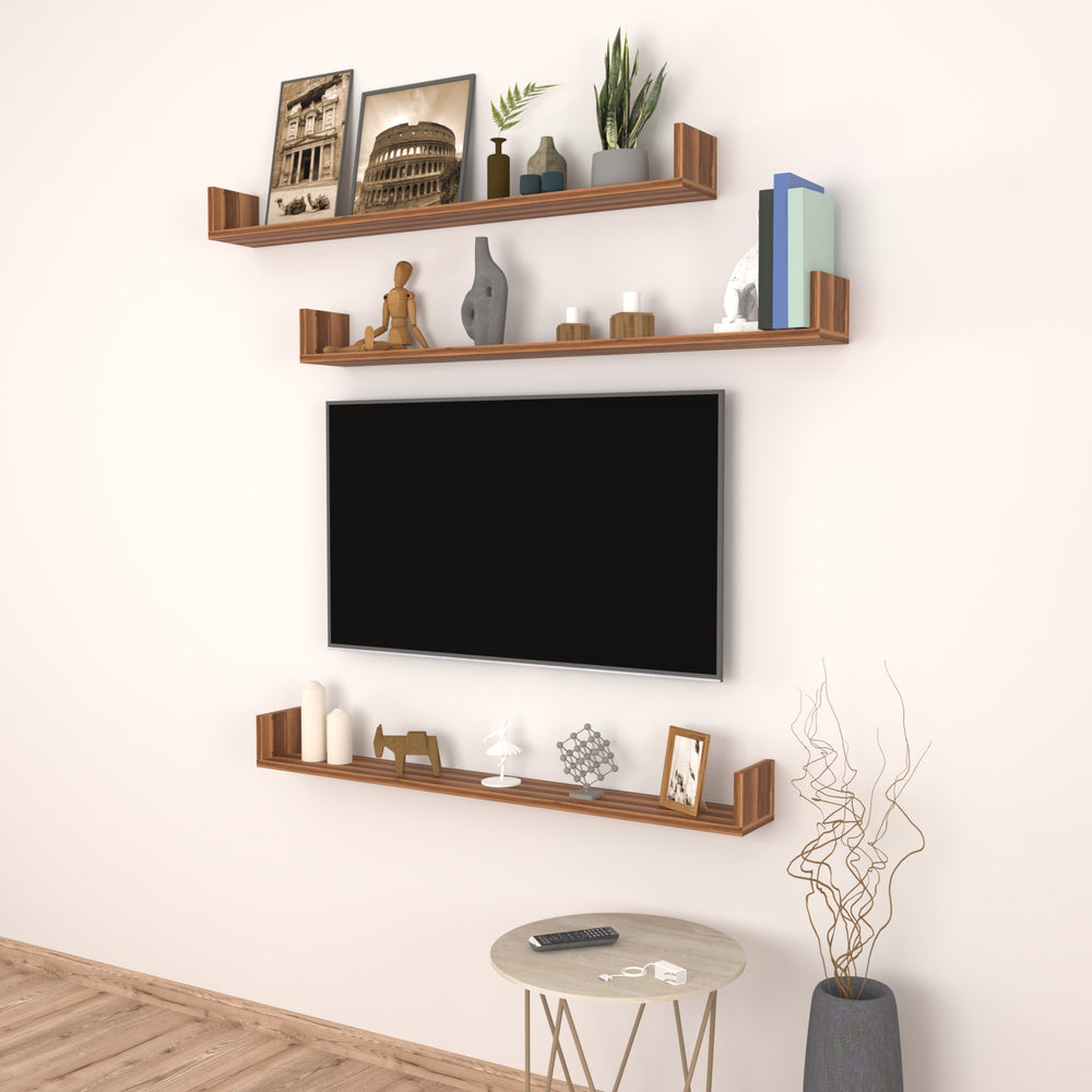 Étagère murale Höganäs 3 pièces - disponible en différentes tailles et couleurs [en.casa] - premiumXL