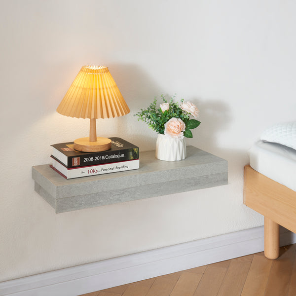Étagère murale avec tiroir intégré Karkkila 60 x 24 x 8 cm [en.casa]