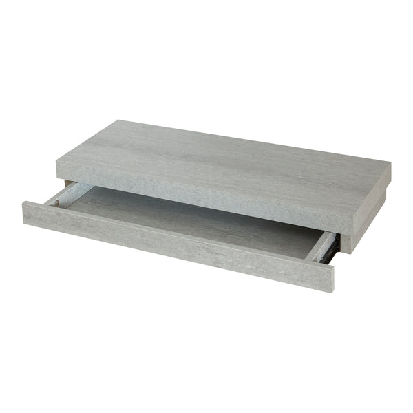 Étagère murale avec tiroir intégré Karkkila 60 x 24 x 8 cm [en.casa]