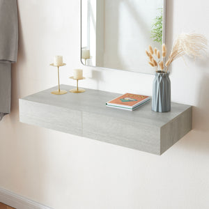 Étagère murale Karstula avec tiroir [en.casa]