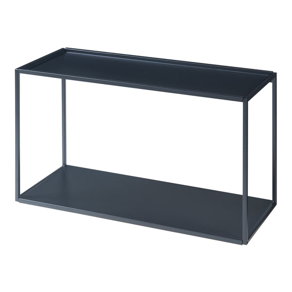 Étagère murale Notodden acier noir [en.casa] 