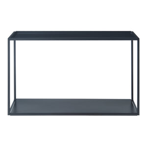 Étagère murale Notodden acier noir [en.casa] 