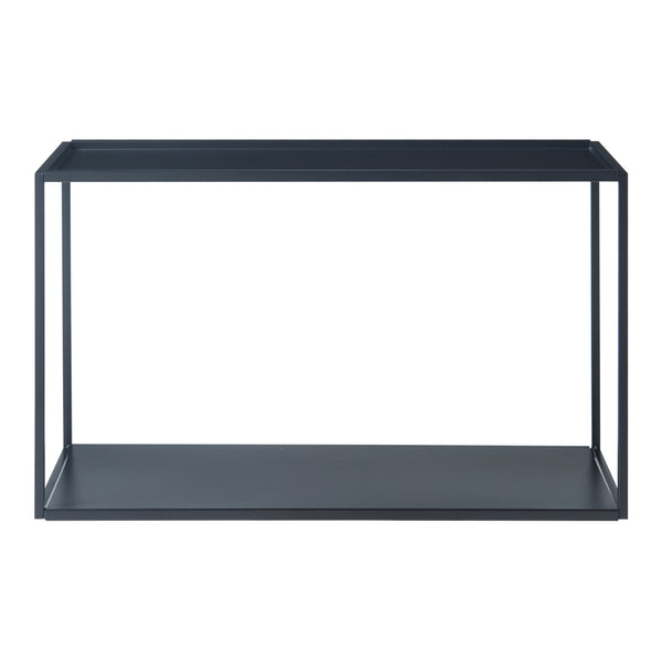 Étagère murale Notodden acier noir [en.casa] 