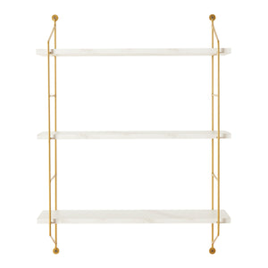 Étagère murale 3 niveaux Visby 48 x 15 x 64 cm [en.casa]