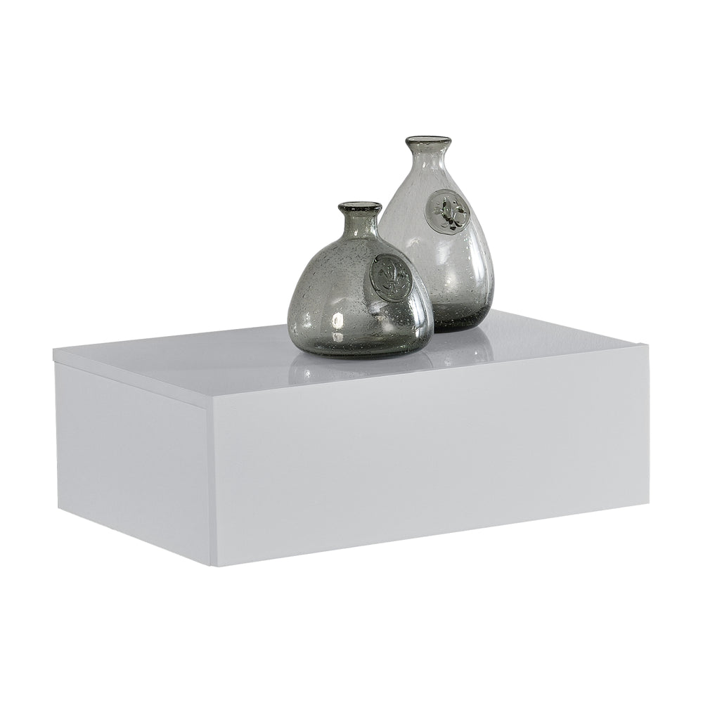Étagère murale Oslo avec tiroir 46x30x15cm diff. couleurs [en.casa] - premiumXL