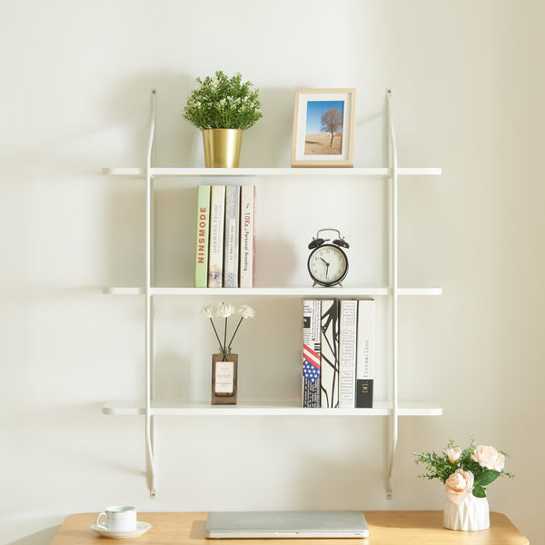 Étagère murale Østfold 100 x 80 x 21 cm [en.casa]