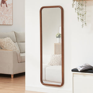 Miroir mural Ristijarvi 120x40 cm marron [en.casa] - premiumXL