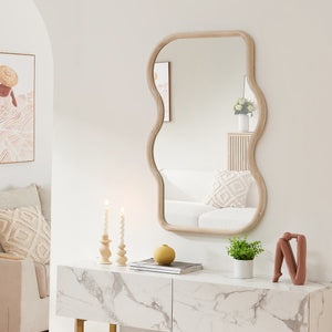 Wandspiegel Bellerirnu 90x60 cm Sonoma - Eichenoptik [en.casa] - premiumXL