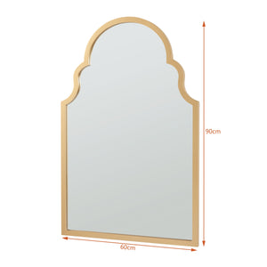 Miroir mural Hämeenkyrö MDF 90 x 60 cm [en.casa]