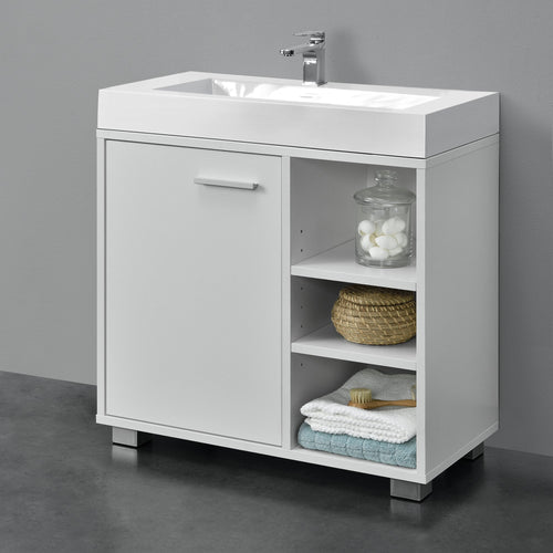 Meuble Sous Lavabo pour Salle de Bain Narvik 56 x 60 x 31 cm [en.casa]