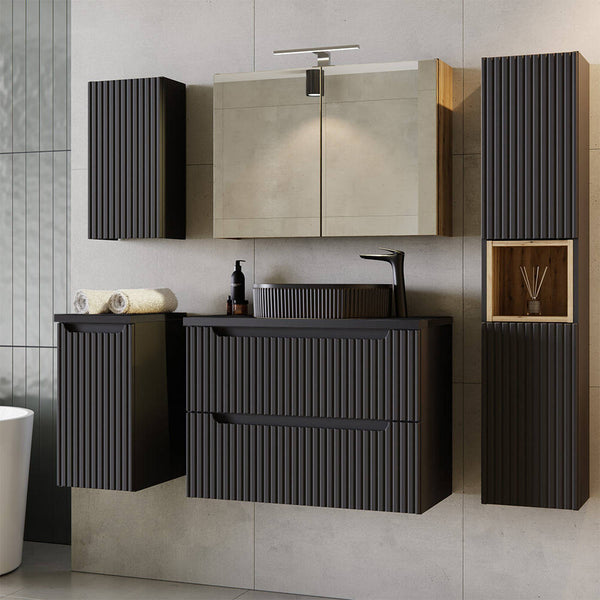 Meuble sous-lavabo NEWPORT avec portes [en.casa]