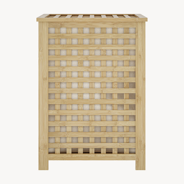 Panier à linge Jystiand bambou [en.casa]