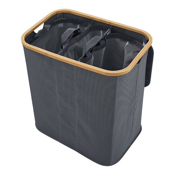 Panier à linge Rusko 140L en différentes couleurs [en.casa]