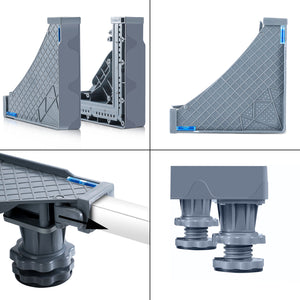 Châssis de machine à laver Marklohe 4 pieds en différentes couleurs [en.casa]