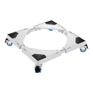 Base réglable Zaberfeld pour machine à laver et réfrigérateur à roulettes [en.casa]
