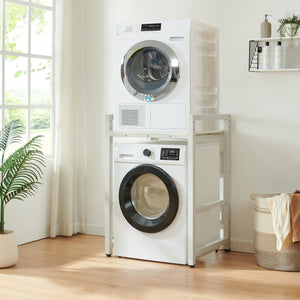 Étagère pour lave-linge Hökangend 105 x 73 x 63 cm blanc [en.casa]