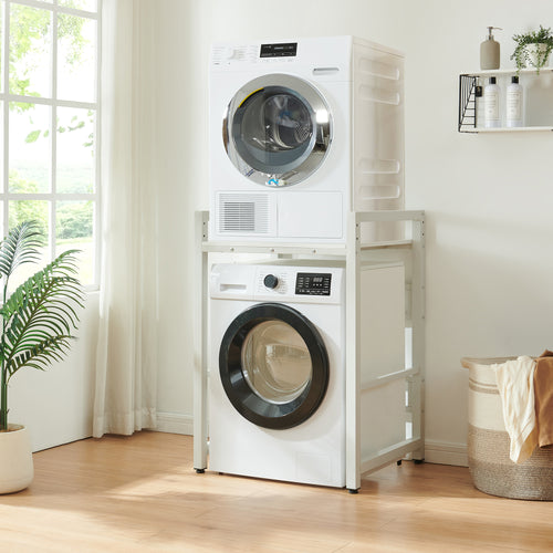 Étagère pour lave-linge Hökangend 105 x 73 x 63 cm blanc [en.casa]